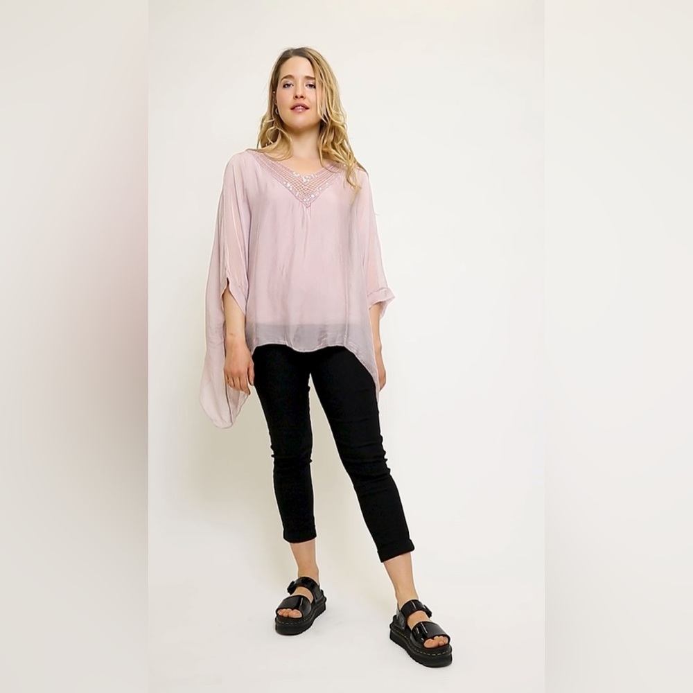 New York & Company Blouse - Soft Pink